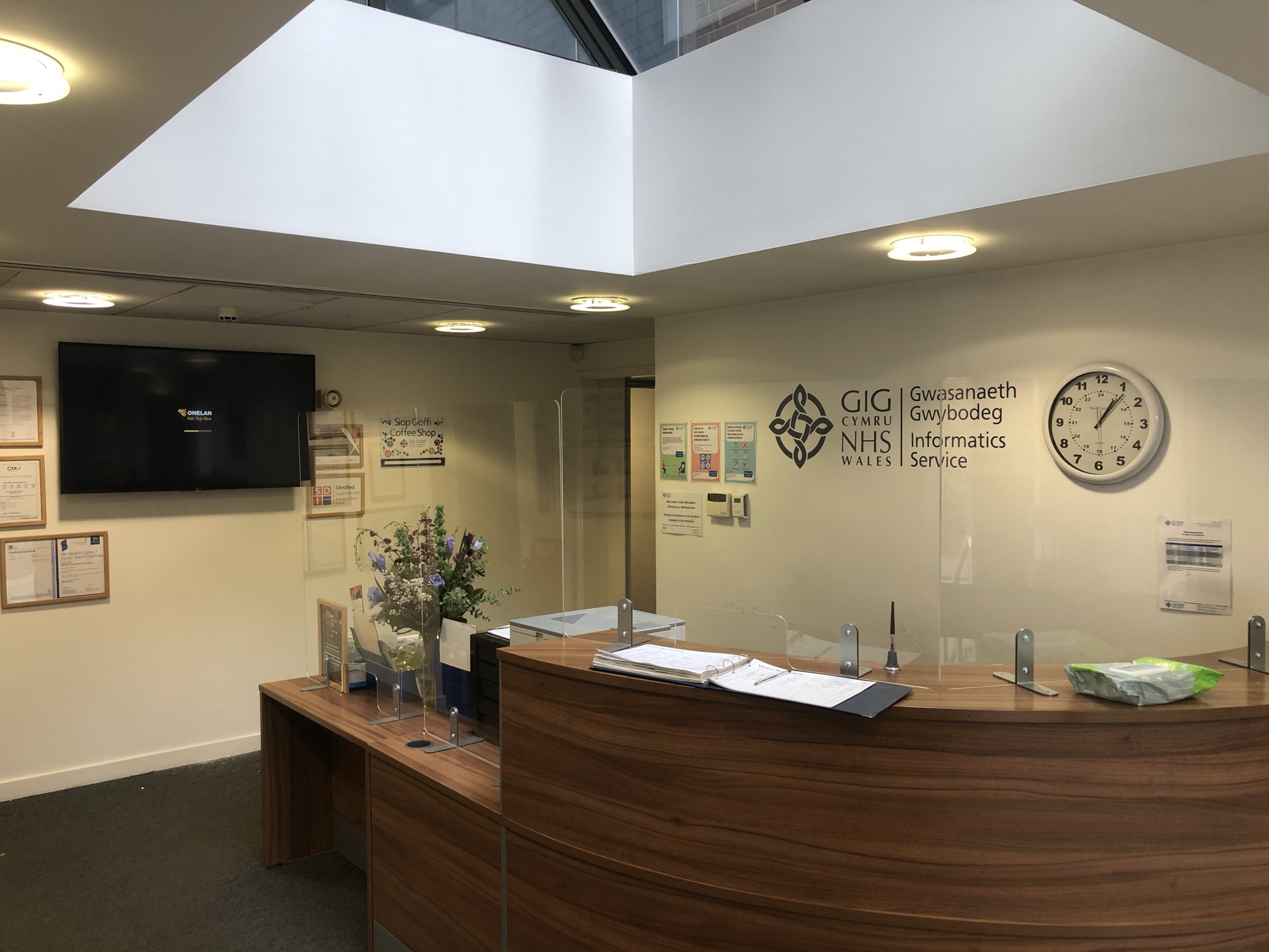 Velindre University NHS Trust - Digital Signage - Vaughan Sound