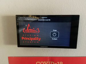 Principality Stadium Lounges - Crestron control - Vaughan Sound